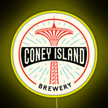 Charger l&#39;image dans la galerie, Coney Island Brewery RGB neon sign yellow