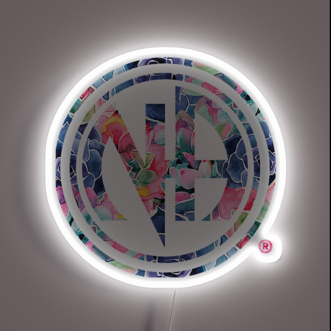 Recovery Support Symbol Neon Sign with Colorful NA AA Icons