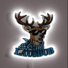 Charger l&#39;image dans la galerie, Vibrant RGB Deer Neon Sign for Beer Tent Parties Only
