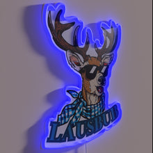 Charger l&#39;image dans la galerie, Whimsical woodland creature ready to party with colorful neon lights