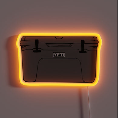 Eye-catching RGB LED Neon Sign with Cool Grey Tones
