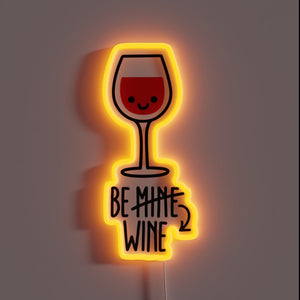 Cozy Couple's Matching Neon Sign for Valentine's Day Love & Laughter