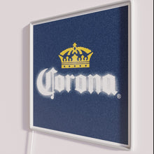 Charger l&#39;image dans la galerie, Corona bar decor with vibrant RGB neon lighting effects.
