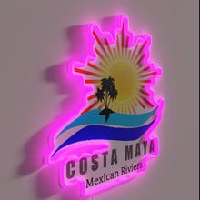 Charger l&#39;image dans la galerie, Colorful LED lighting decorates any room with Costa Maya charm.