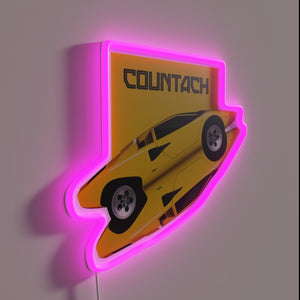 Add retro flair to your space with vibrant neon letters.