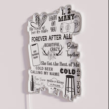 Charger l&#39;image dans la galerie, Country music decor Neon Wall Art Sign for Country Lovers