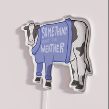 Charger l&#39;image dans la galerie, Colorful cow neon art decor for modern farmhouse rustic aesthetic