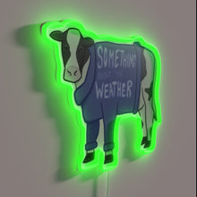 Charger l&#39;image dans la galerie, Whimsical Farm Animal Fashion Statement Neon Sign in Rgb Color.