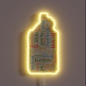 Personalized Neon Sign for Serious Craft Beer Enthusiasts and Brew Masters