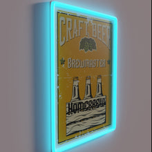 Charger l&#39;image dans la galerie, Customizable Homebrew Beer Neon Sign for Beer Enthusiasts and Brewers