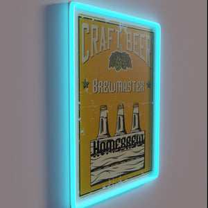 Customizable Homebrew Beer Neon Sign for Beer Enthusiasts and Brewers