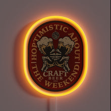 Charger l&#39;image dans la galerie, Celebrate the Weekend with Vibrant RGB Neon Craft Beer Sign