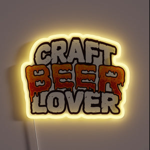 Brighten your space with this customizable beer lover's neon sign