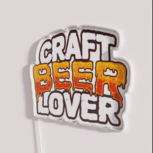 Charger l&#39;image dans la galerie, Bright Neon Sign Perfectly Captures Passionate Craft Beer Enthusiast Vibes