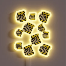 Charger l&#39;image dans la galerie, RGB Neon Beer Sign for Homebrewers and Craft Beer Enthusiasts
