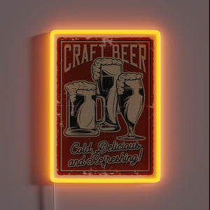 Customizable Neon Sign for Beer Lovers and Home Bars
