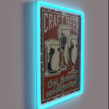 Charger l&#39;image dans la galerie, Vibrant Neon Sign for Craft Beer Enthusiasts and Home Bars