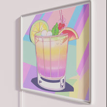 Charger l&#39;image dans la galerie, Colorful bar decor with cute rainbow cocktail art neon lighting