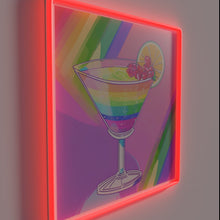 Charger l&#39;image dans la galerie, Add vibrant rainbow cocktail art to your home decor instantly.