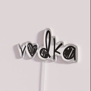 Neon Vodka Sign for Bars and Homes with Vodka Lovers