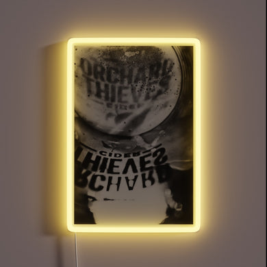 RGB Neon Sign Featuring Orchard Thieves Cider Branding by D Lawson