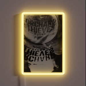 RGB Neon Sign Featuring Orchard Thieves Cider Branding by D Lawson