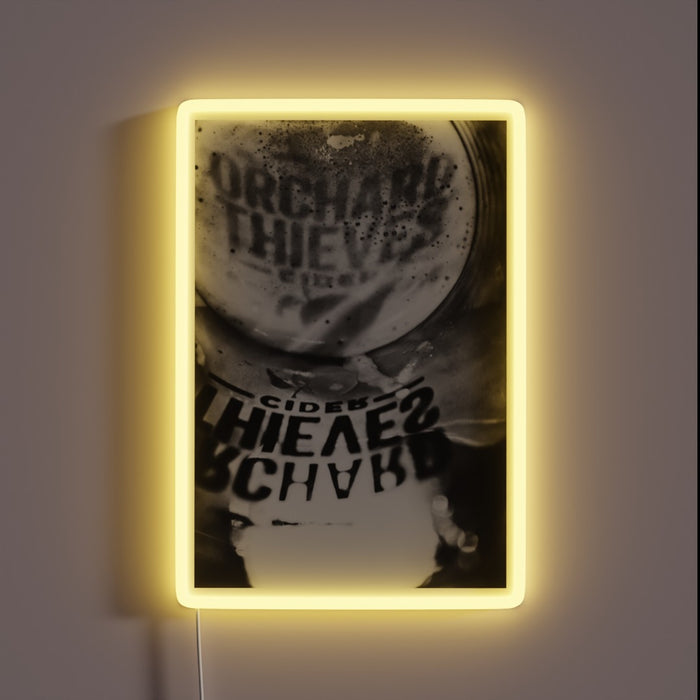 RGB Neon Sign Featuring Orchard Thieves Cider Branding by D Lawson