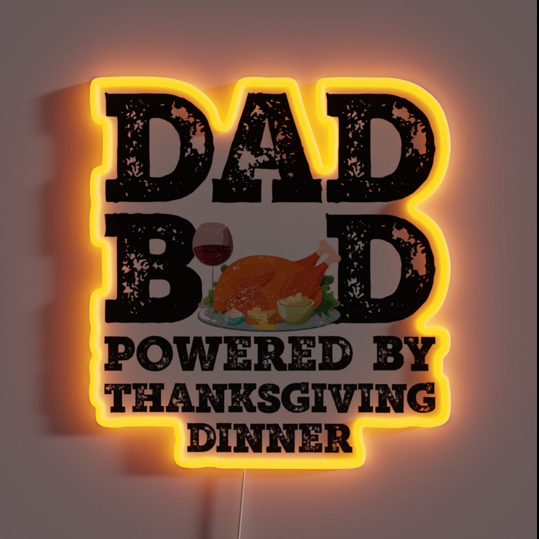 Laughter and Girth Guaranteed: Dad Bod Fuelled by Turkey Day Delights