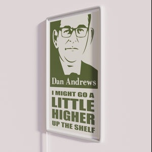 Unique Handmade Dan Andrews Original Artwork RGB Neon Light Sign