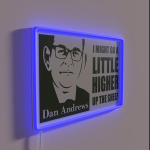 Dan Andrews Top Shelf Original Artwork in Vibrant RGB Neon