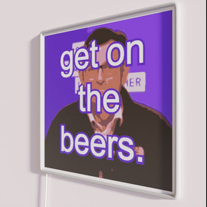 Daniel Andrews' Politician Neon Sign in Bright RGB LED Colors