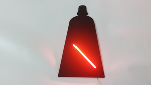 Darth Vader neon sign