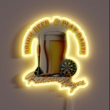 Charger l&#39;image dans la galerie, Neon Lighting Sign for Bar Theme Decor with Dartboards