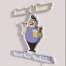 Charger l&#39;image dans la galerie, RGB Neon Sign: Fun Darts and Cold Beer Gathering Place Decor