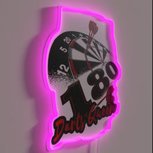 Charger l&#39;image dans la galerie, Shine Bright with Victory: Vibrant Neon Sign for Dart Enthusiasts
