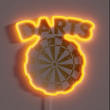 Charger l&#39;image dans la galerie, Eye-catching Darts RGB Neon Sign for Ultimate Gaming Ambiance Boost