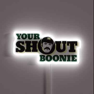 Authentic Australian sports memorabilia tribute to cricket legend David Boon.