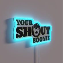 Charger l&#39;image dans la galerie, Vintage Australian cricket icon David Boon neon signage tribute art