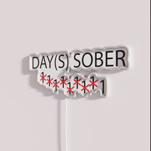 Charger l&#39;image dans la galerie, Motivational days sober countdown timer with colorful rgb neon lights