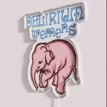Charger l&#39;image dans la galerie, Vibrant Delirium Pink Elephant Rgb Neon Light Room Decor Sign