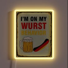 Charger l&#39;image dans la galerie, Vibrant Oktoberfest-themed RGB neon sign with traditional German design elements.