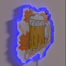 Charger l&#39;image dans la galerie, Add festive ambiance with customizable Oktoberfest-themed LED neon signage design.