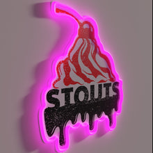 Charger l&#39;image dans la galerie, Colorful dessert-themed stout beer lover&#39;s home decor statement lighting fixture.