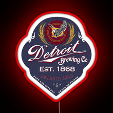 Charger l&#39;image dans la galerie, Detroit Brewing Company RGB neon sign red