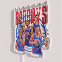 Charger l&#39;image dans la galerie, Detroit Pistons NBA team iconic Bad Boys RGB neon logo
