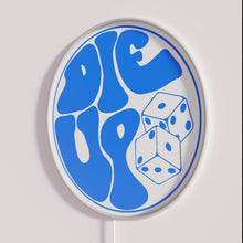 Charger l&#39;image dans la galerie, Blue Neon Accent Wall Sign with Modern RGB Lighting Effects