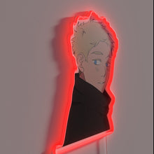 Charger l&#39;image dans la galerie, Neon Sign with Dieter in bold white RGB lighting.