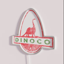 Charger l&#39;image dans la galerie, Vibrant Dinoco branded neon light display for home decor enthusiasts.