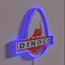 Charger l&#39;image dans la galerie, Vibrant Dinoco logo neon sign for car enthusiasts and gamers alike