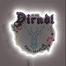 Charger l&#39;image dans la galerie, Retro Neon Sign with Bold Black Dirndl Inspired Design
